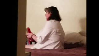 12 pollici di grasso vibratore rende moglie orgasmo davvero difficile