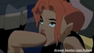 Batima e mulher Maravilha scopare donna-aquila